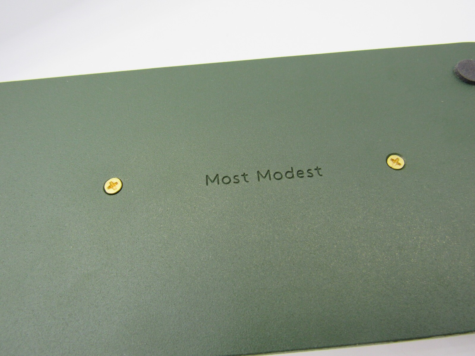 Most Modest powder coated steel/wood desk organizer pen holder dish green metal