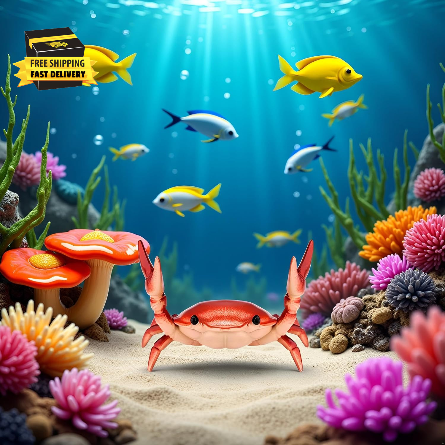 2Pcs Creative Crab Pen Holder Weightlifting Crabs Pen Stand Storage Rack, Office