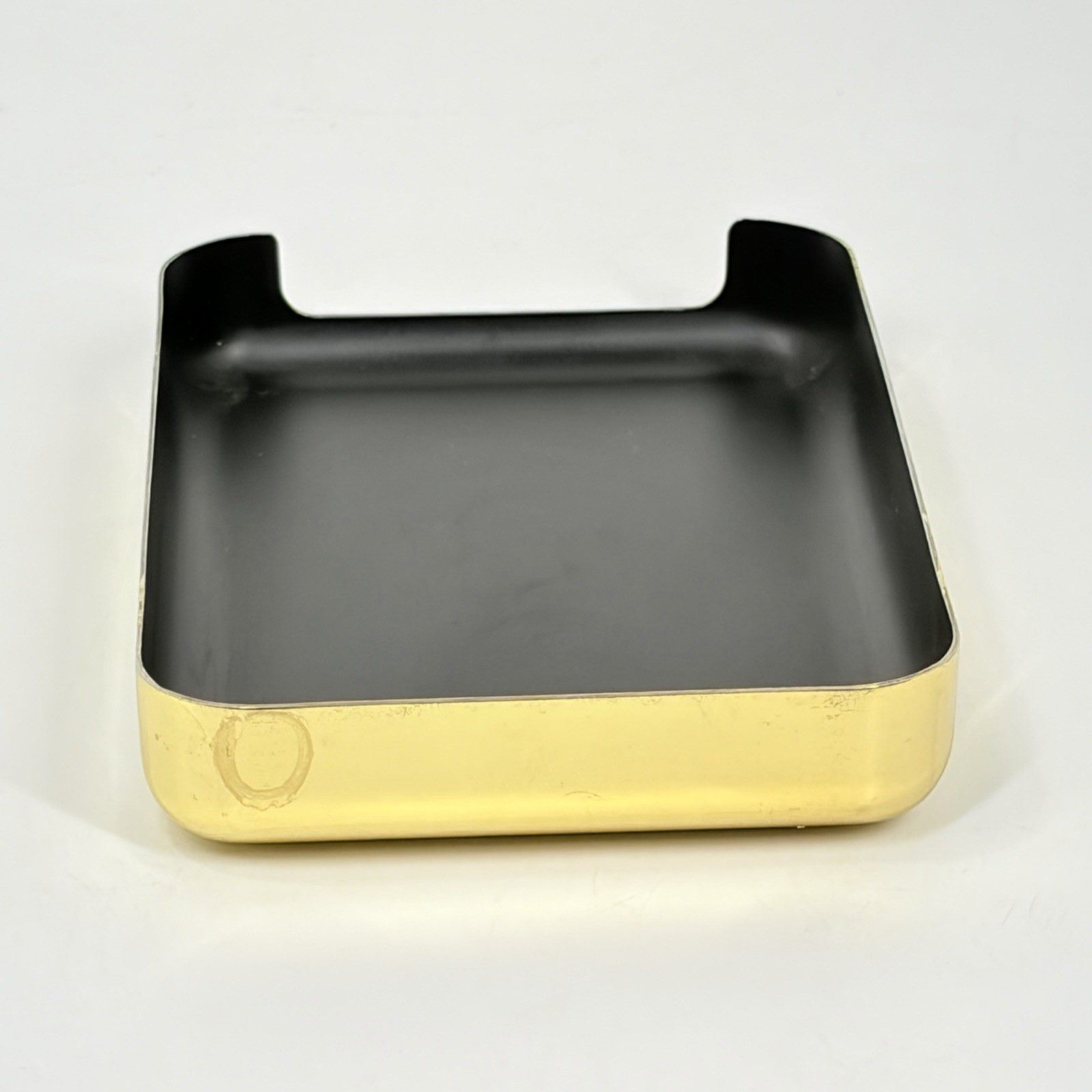 Eldon Emphasis 6000 Tray Gold Brass Tone Executive Desk Note Pad Office 7×5