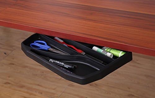 Screw-On Under Desk 360-Degree Swivel Drawer Perfect Office Storage Accessory