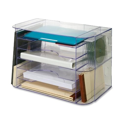 Sparco SPR86880 Jumbo Desk Sorter 12.3″H x 18.1″W Clear