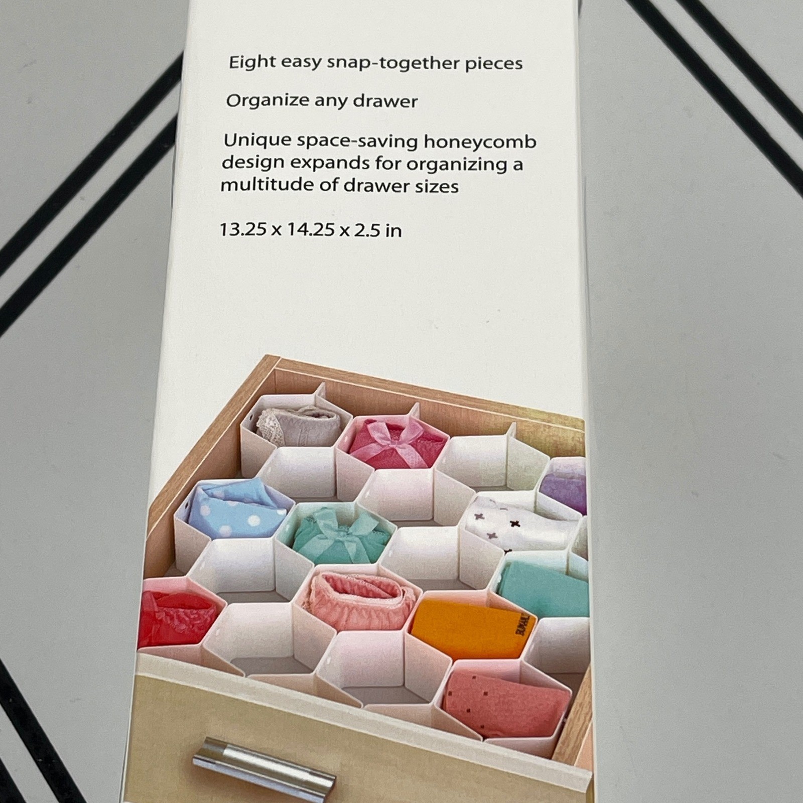 Set of 8 Honeycomb Drawer Organizer Divider Craft Sock Modular Storage