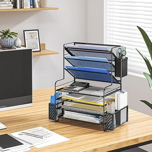 Simple Trending 7 Tier Desk File Organizer