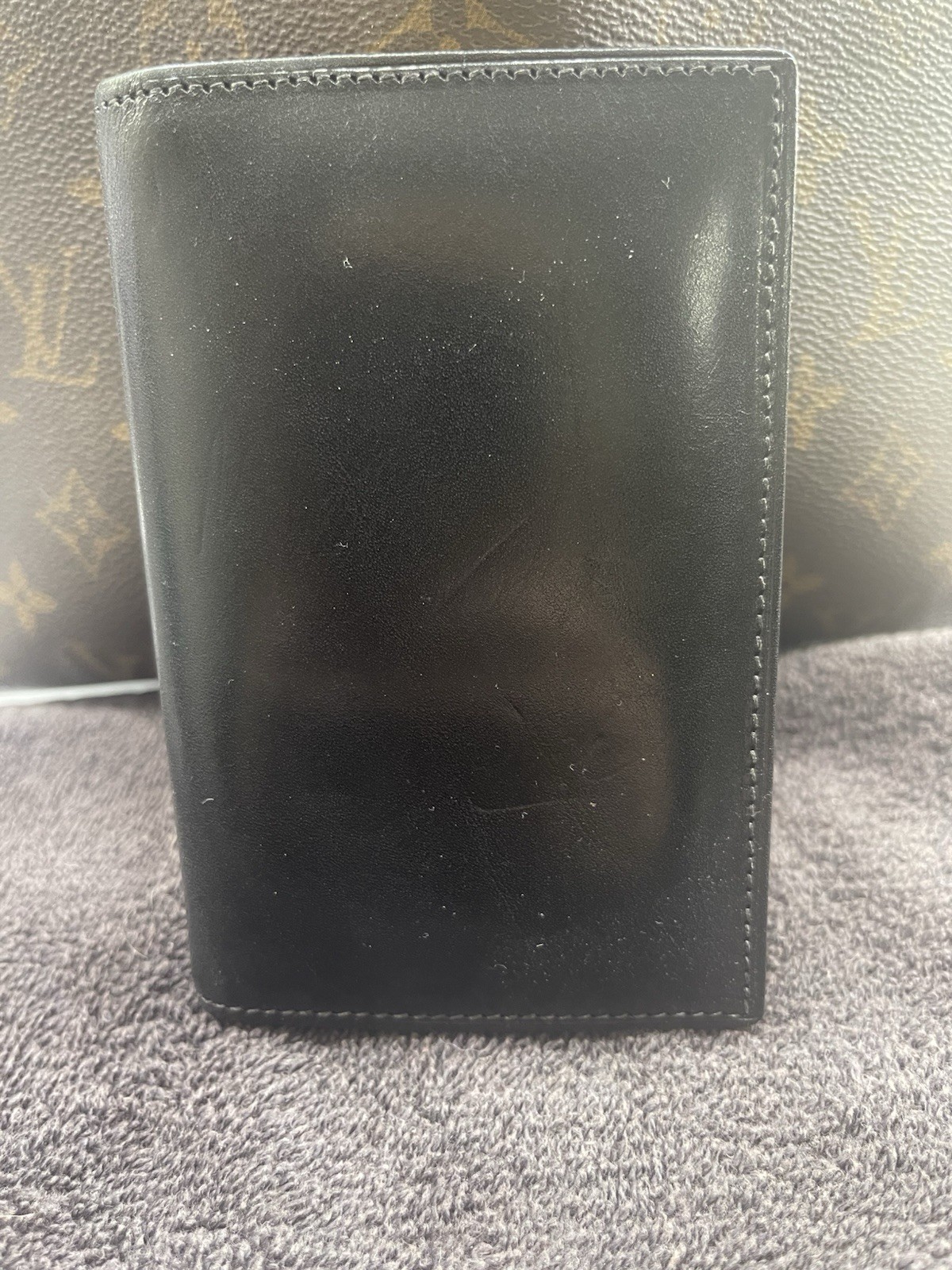Bosca 3×5 Address Book Black “Old Leather”