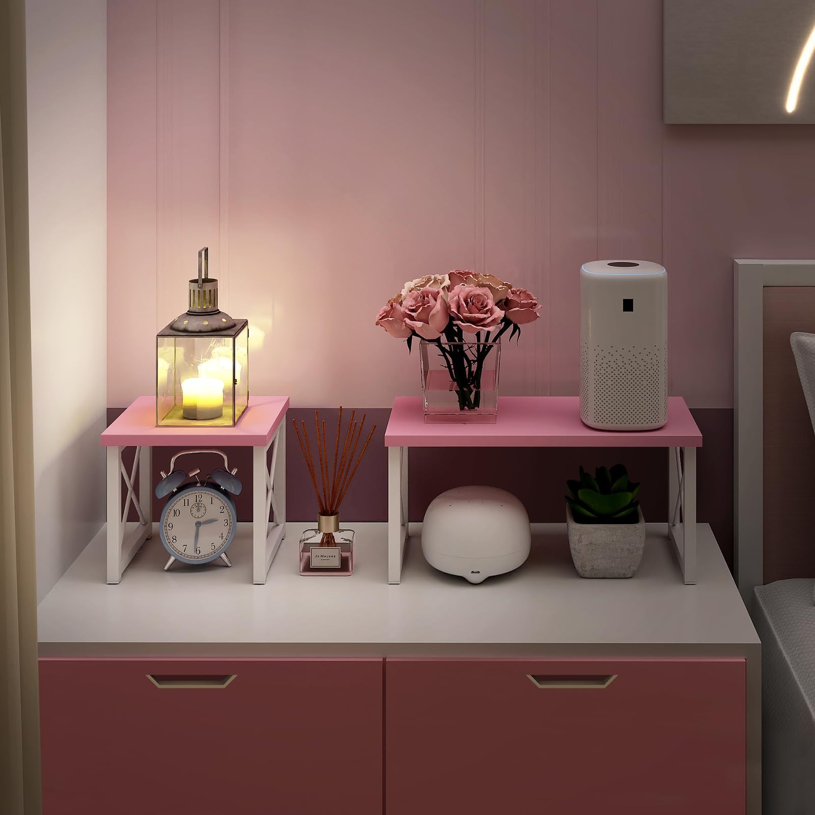 ELITEROO Desktop 15.7 inches (L) x 7.8 (W) x 7.6 (H), Pink