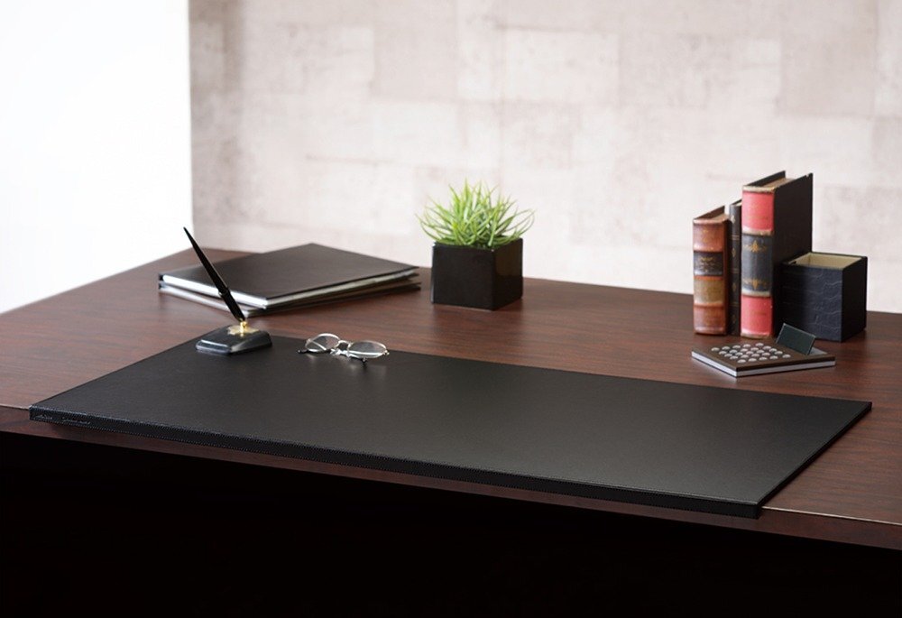 King Jim 1967LF Desk Mat Leathafe Synthetic Leather Size L From Japan