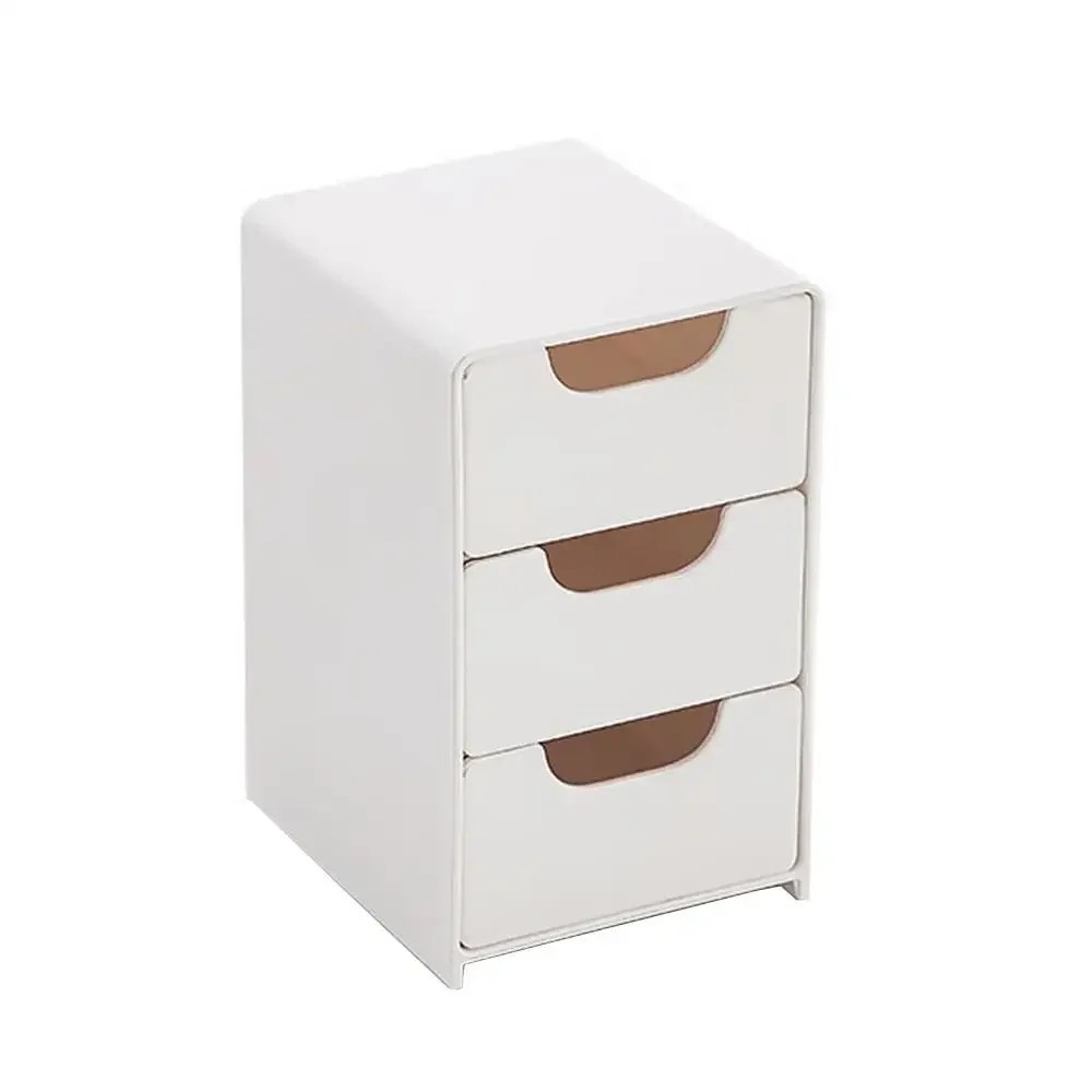 3 Tier Desk Organizer with Drawers Office Supply Storage Makeup Jewelry Holder