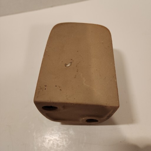 Vtg Brown Owl 4″ Stoneware Pen Letter/NotePad/Napkin Holder UCTCI Japan Ceramic