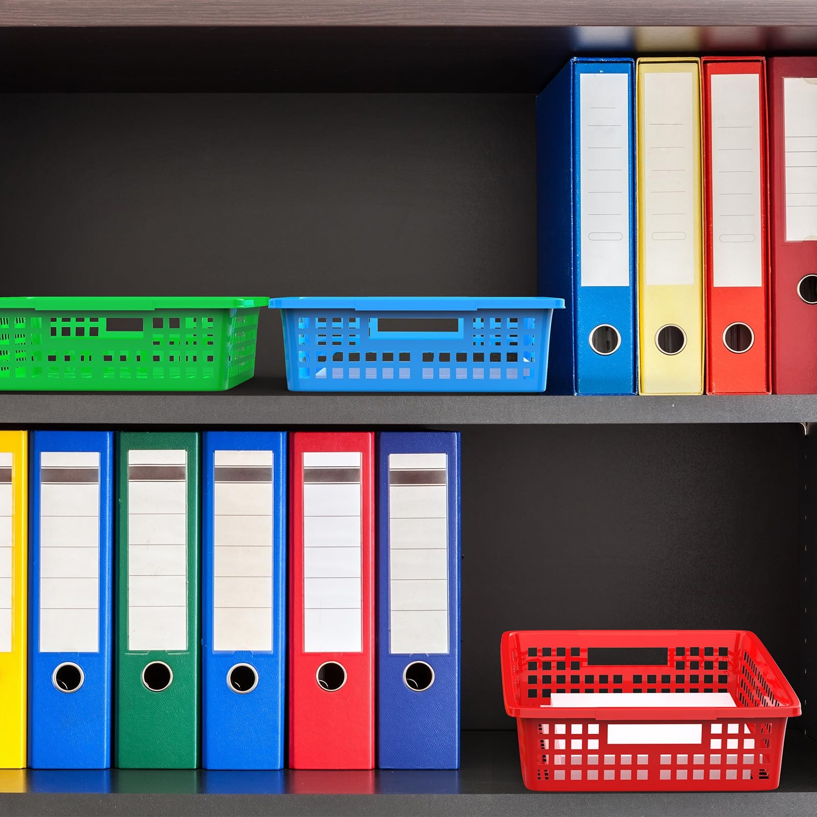 13.5×10 Inch Letter Size A4 Plastic Paper Trays Storage Baskets 10 PCS