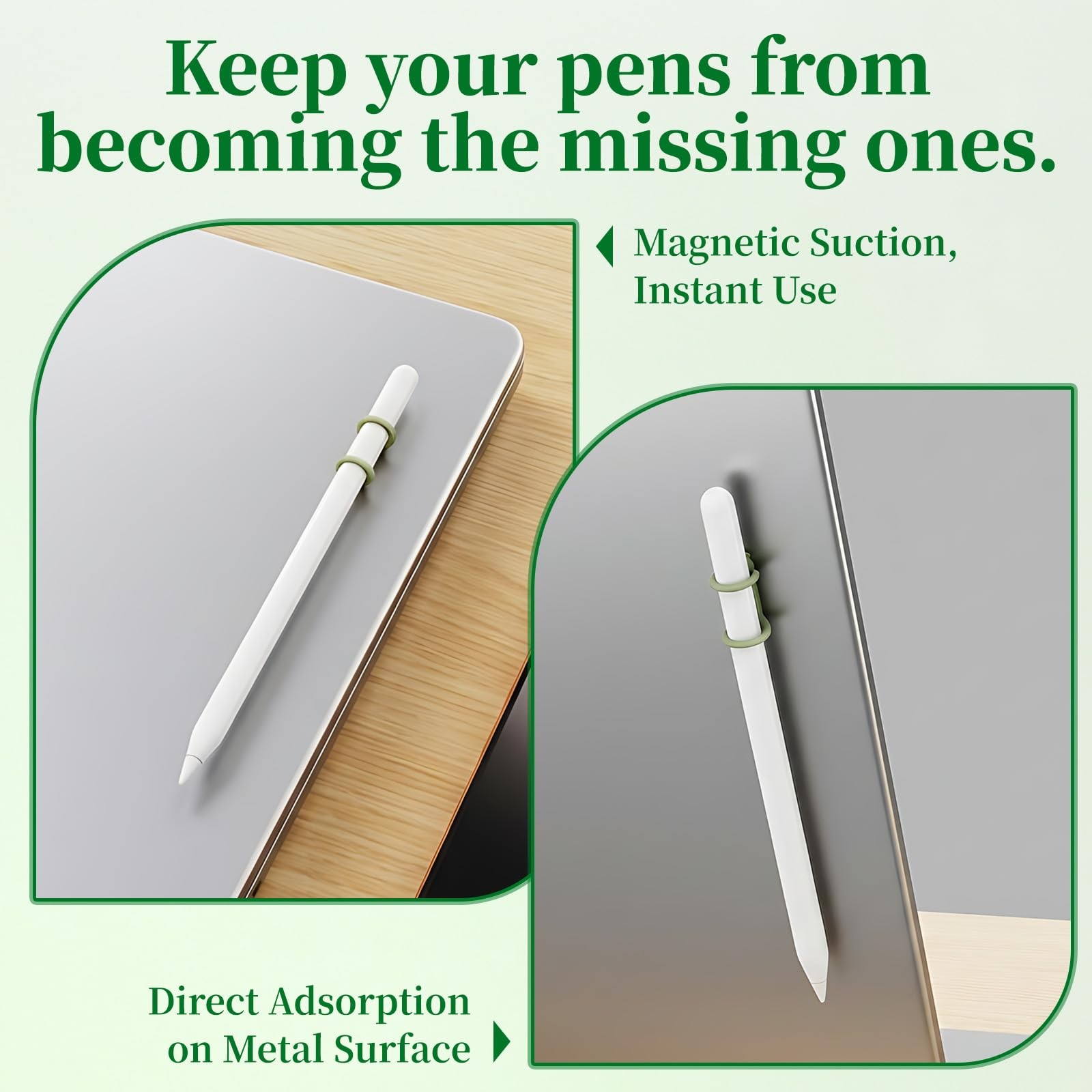 4Pcs Silicone Magnetic Pen Holder for Fridge Cute Magnetic Pencil Holder for …