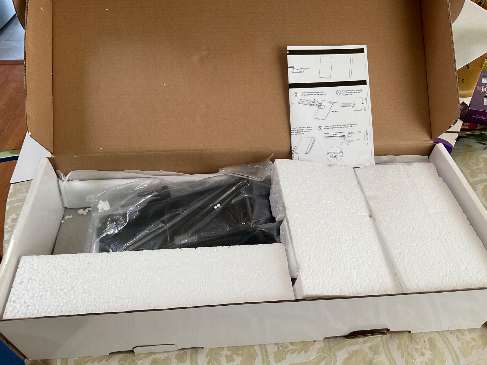BRAND NEW VIVO ADJUSTABLE COMPUTER KEYBOARD & MOUSE TRAY – FREE SHIPPING!