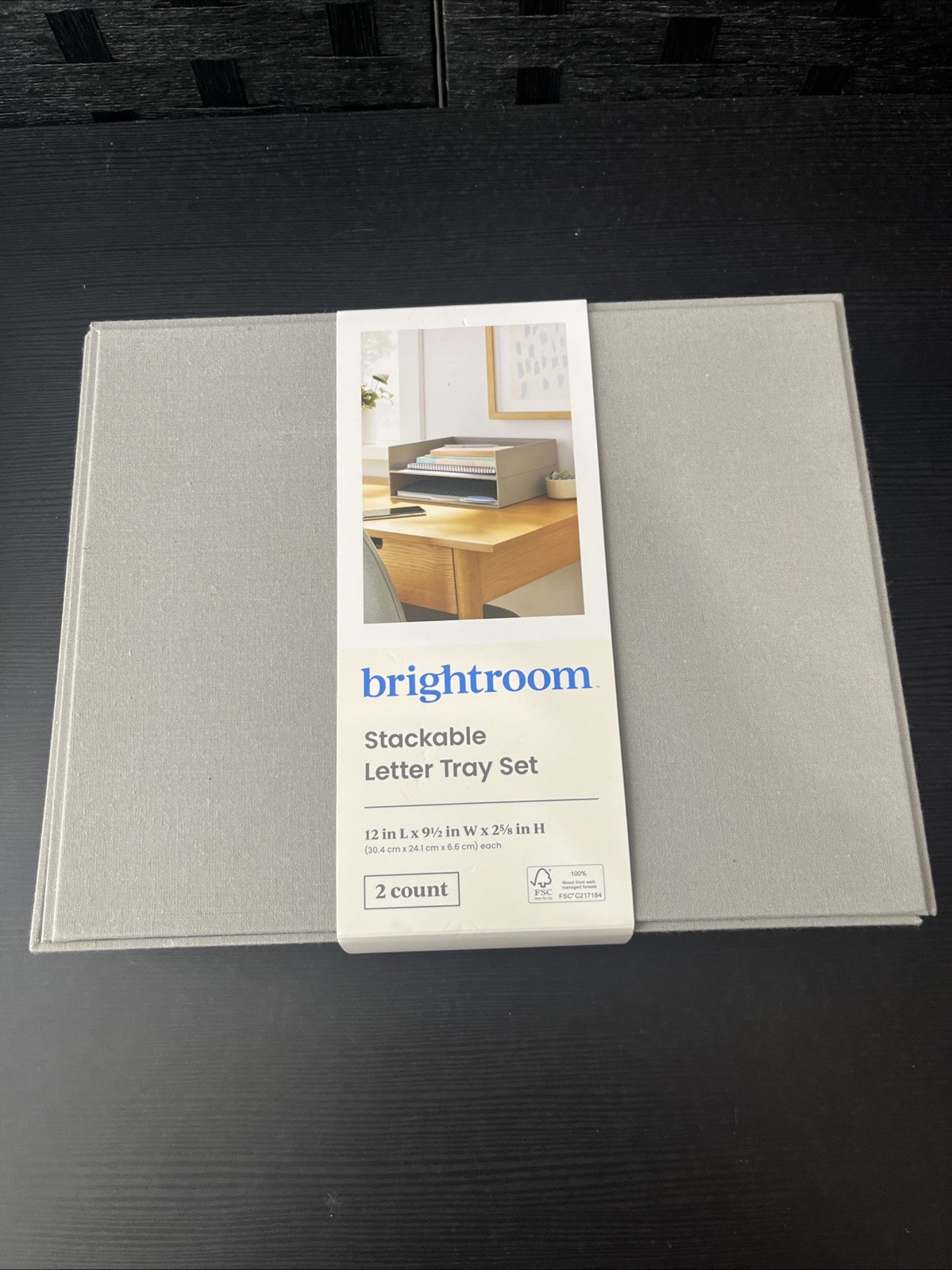 Brightroom Stackable Letter Trays Set of 2