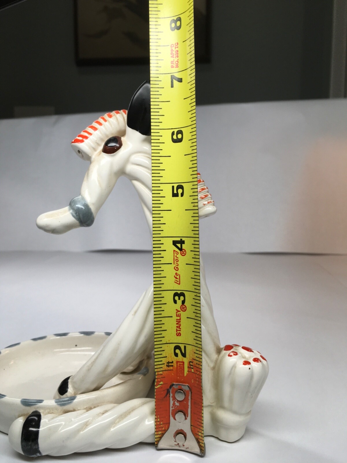 Wales Vintage Ceramic Horse Tray, Novelty Desk Trinket Tray, Made In Japan.