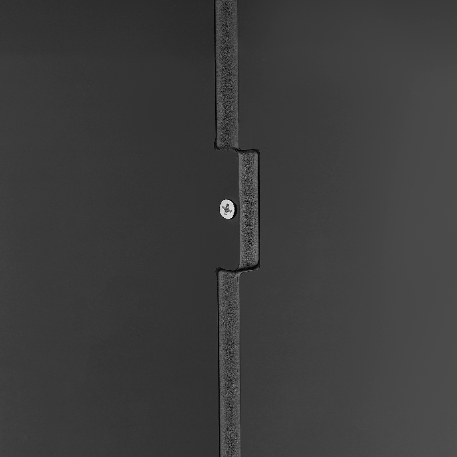 16-Slot Freestanding File Storage Holder Black PVC 50.5 × 30 × 56.7cm