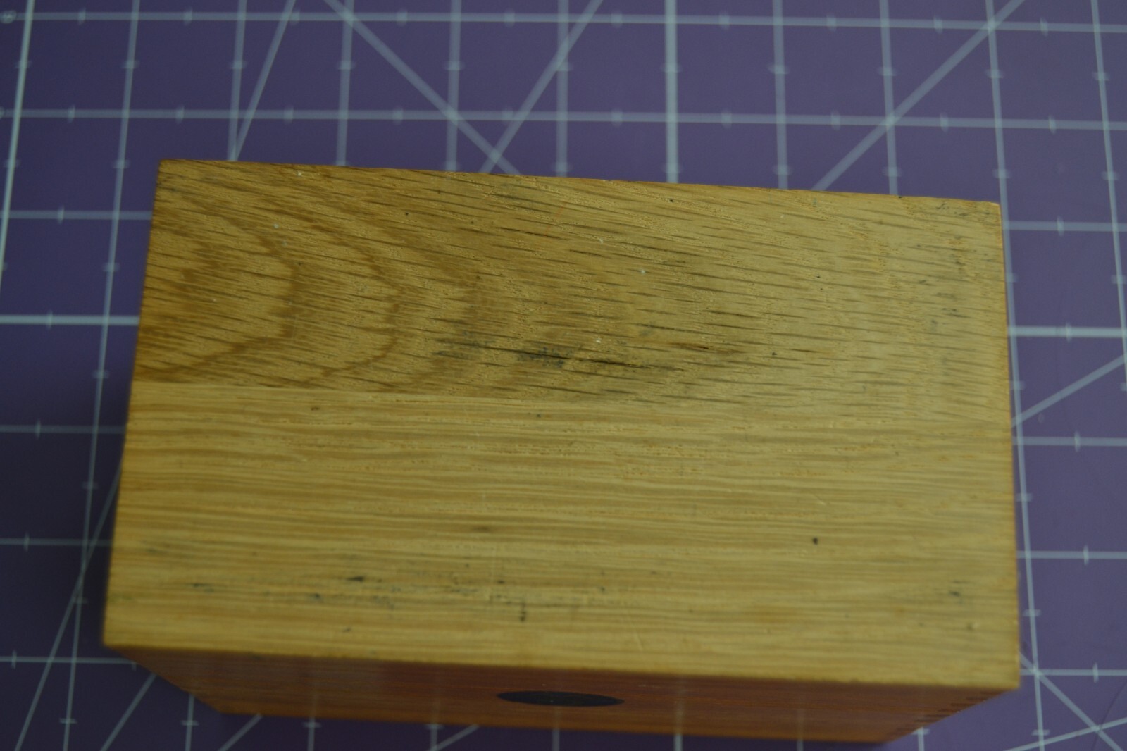 Vintage Globe Wernicke Oak Wood File Recipe Index Box #83-C Dovetailed Corners