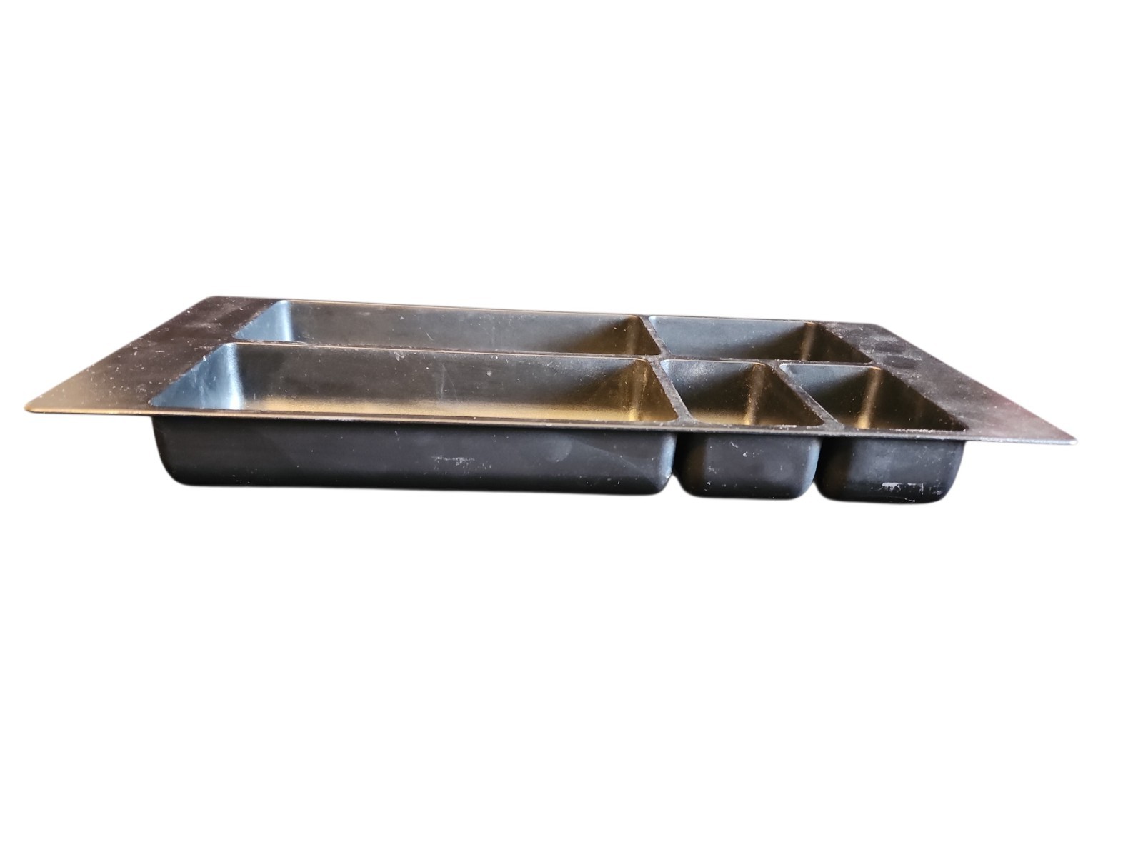 Steelcase Desk Drawer Plastic Office Supply Organizer Black 15″ x 7.25″ x 1.5″