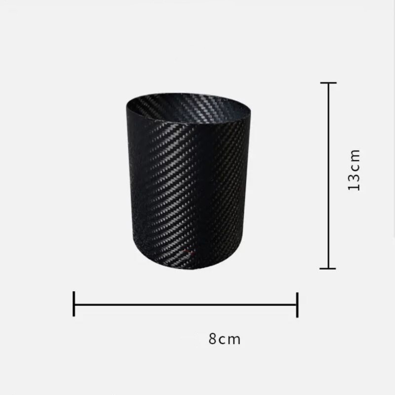 New Carbon Fiber Pencil Holder Cup Stationery Container Desk Organisers Office