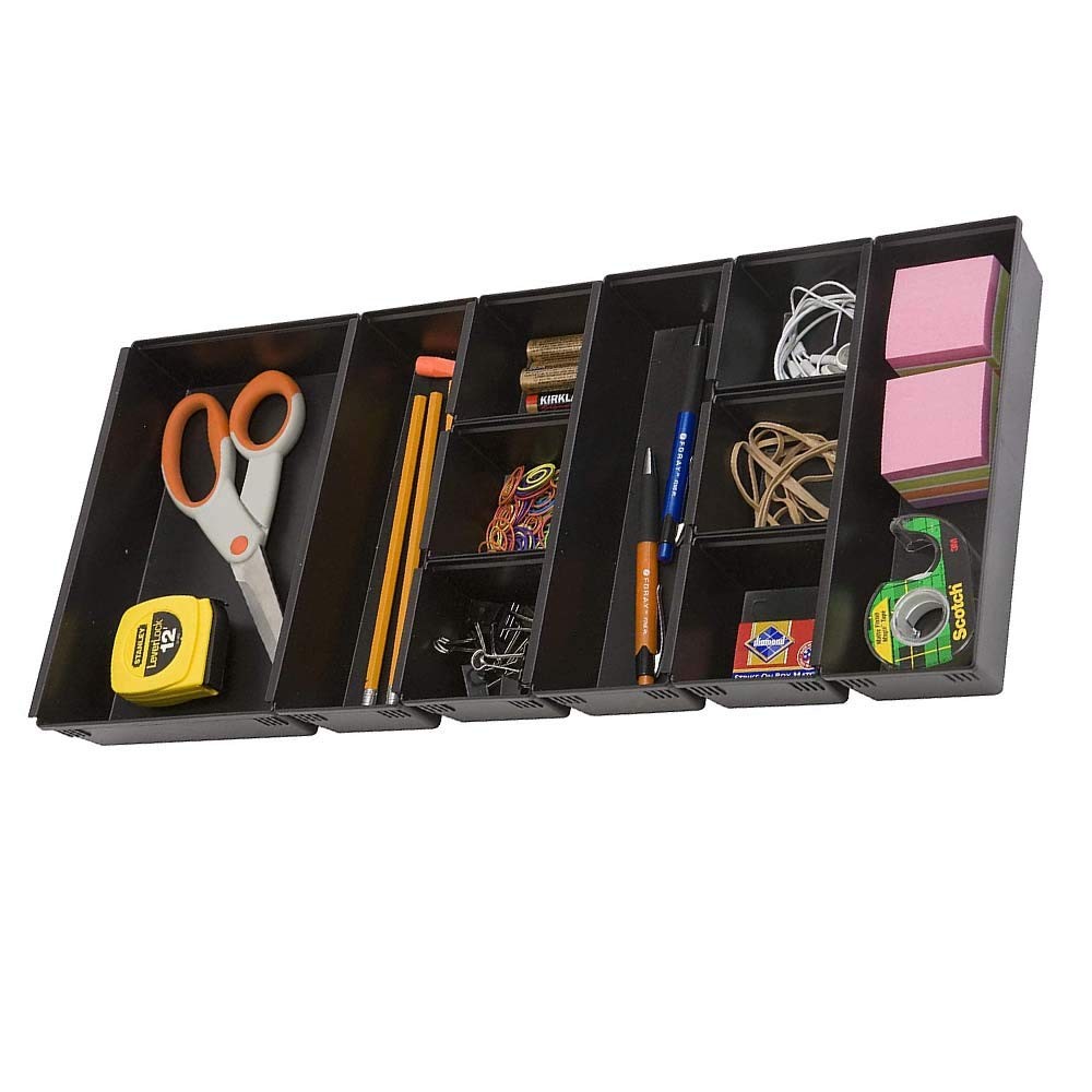 Dial Industries Interlocking Drawer Organizer Set 10 Durable Custom Trays