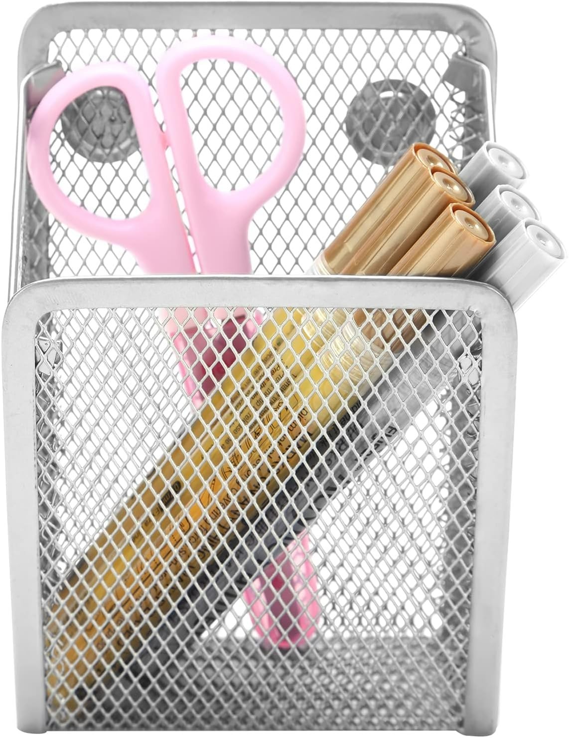 Versatile Metal Mesh Pen Organizer – Lightweight & Strong for Home or Classroom