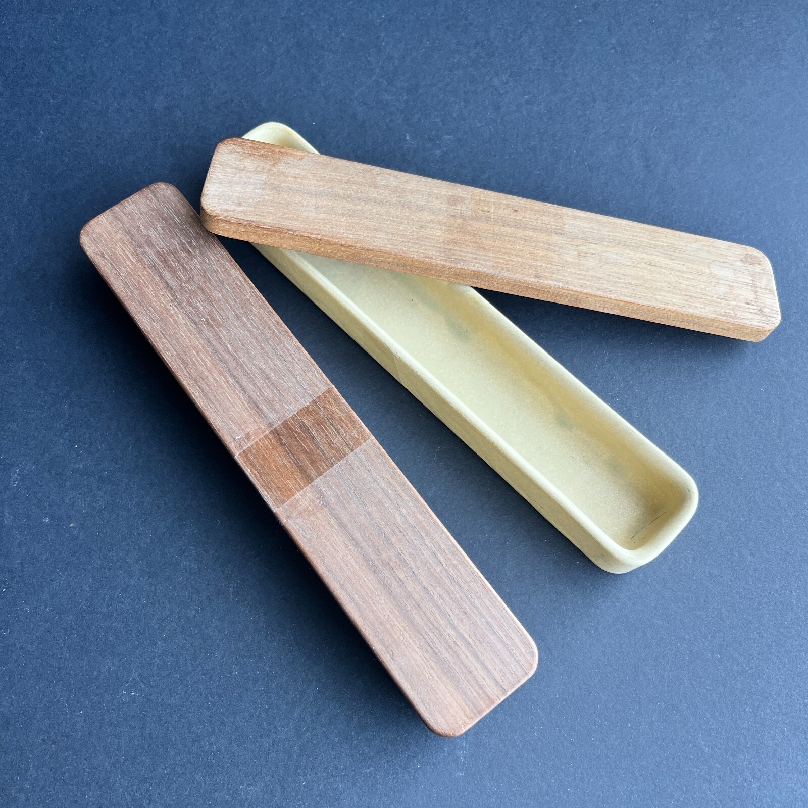 Set of 2 Yumiko Iihoshi Desk Pencil Pen Table Organizers from Japan Porcelain