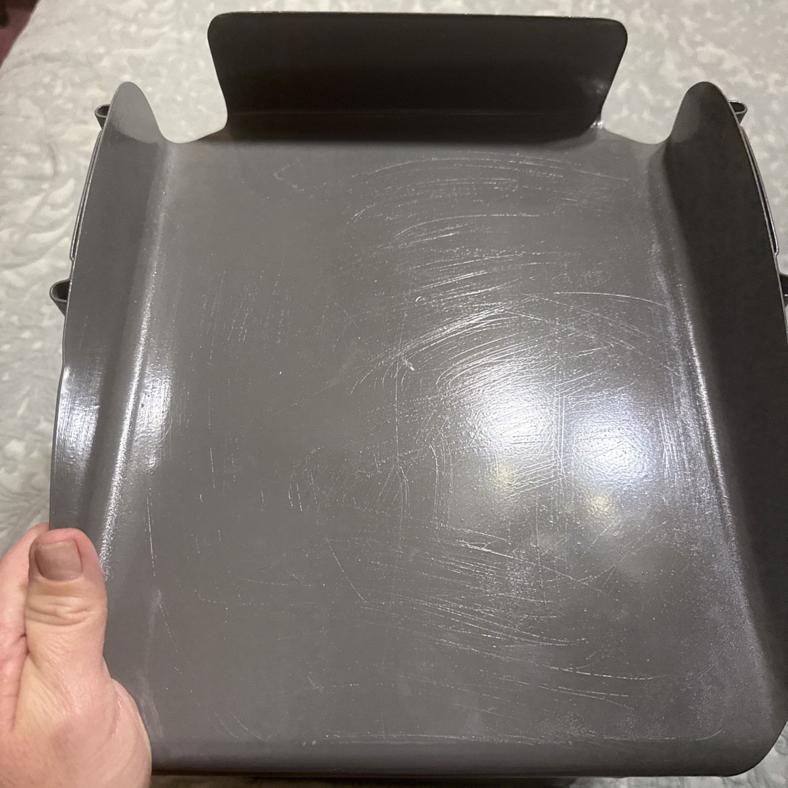 Vtg All Steel Equipment Metal 3 Tray Desk File Paper Letter Organizer Retro USA