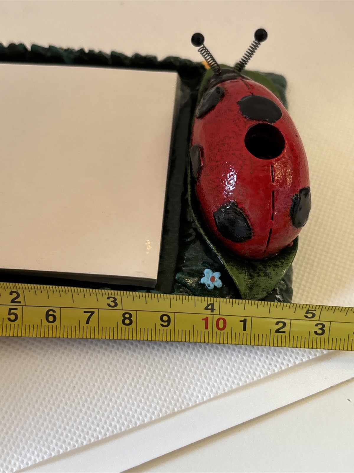 Vintage Ladybug Ceramic Desk Set. New Vintage. Wildlife Foundation Ranger Gift