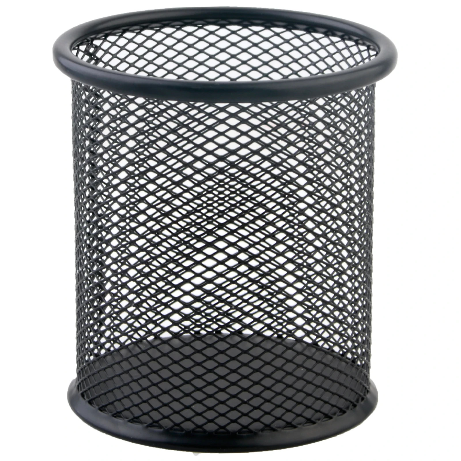 1PC Mesh Pencil Holder Metal Pen Cup Black for Desk 1Pcs Pencil Holder Office