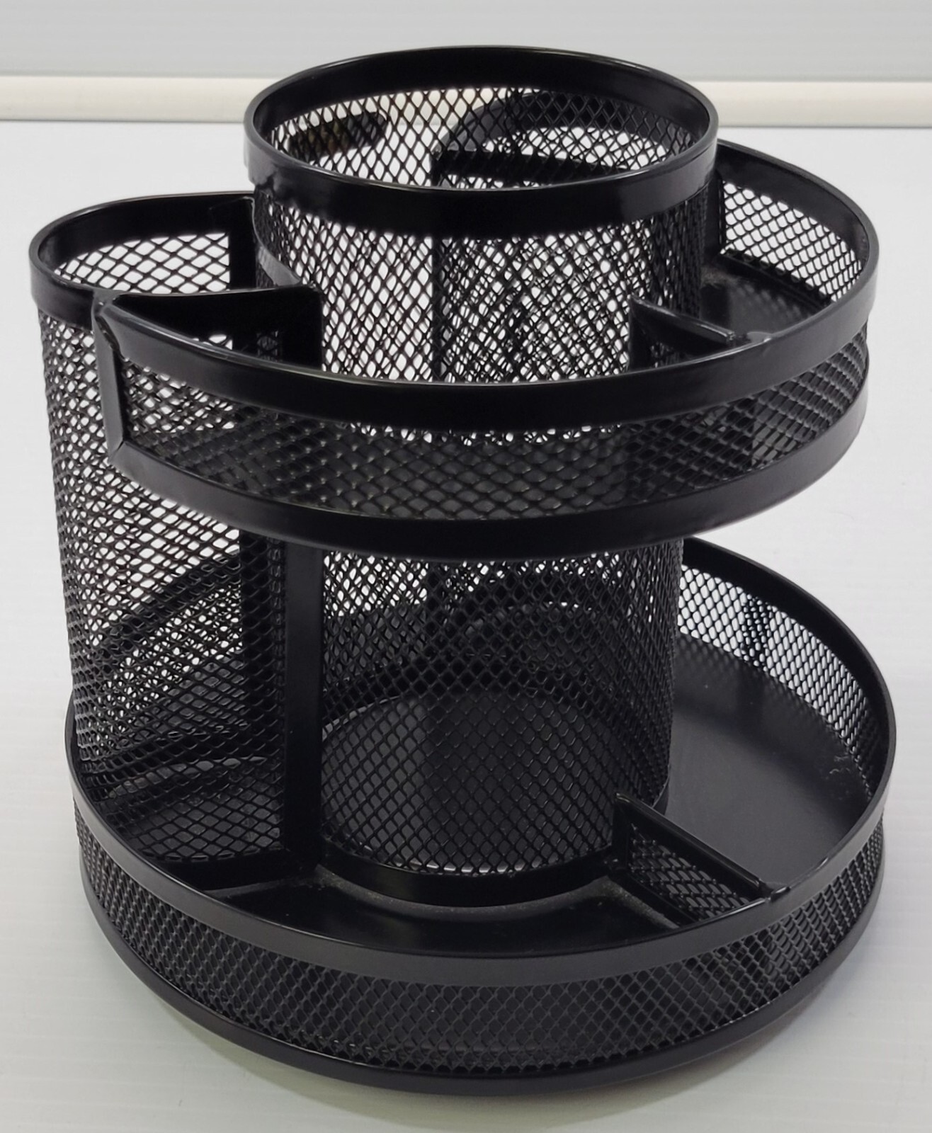 *H) 5 Piece Rolodex Mesh Office Desk Supply Organizer Caddy Sorter Business Set