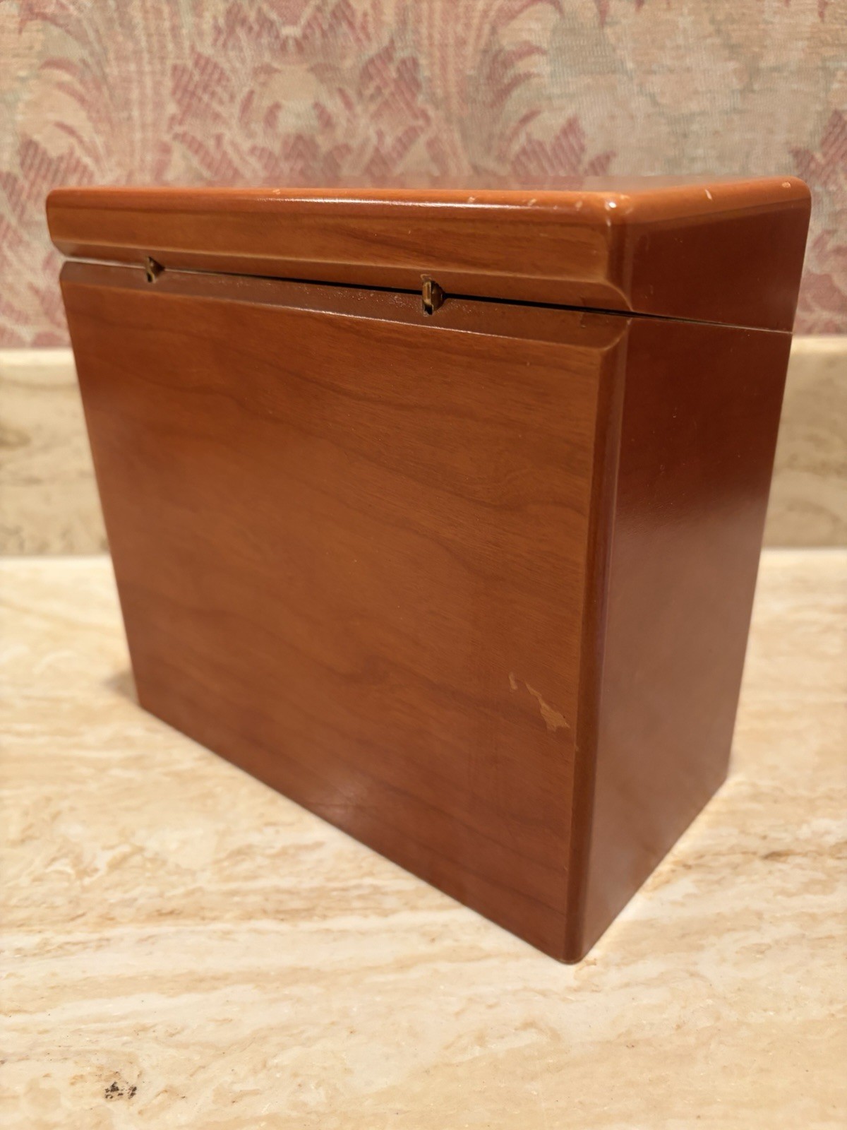 Vintage Levenger Wooden Pencil Fountain Pen Pencil Holder Desktop Display Box