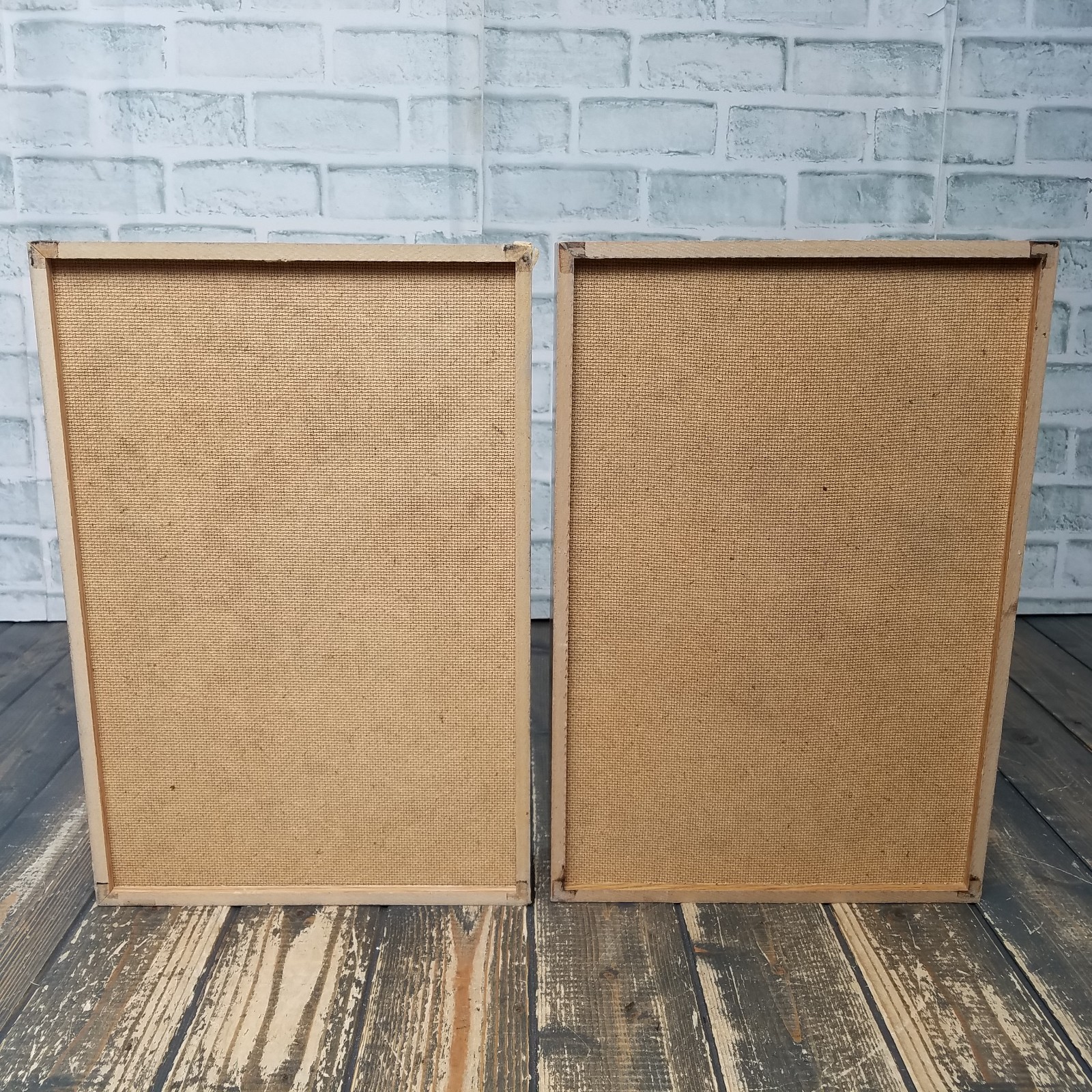 LOT 2 Vintage Wood Desk LEGAL Organizer Tray Wood Office In Out Box