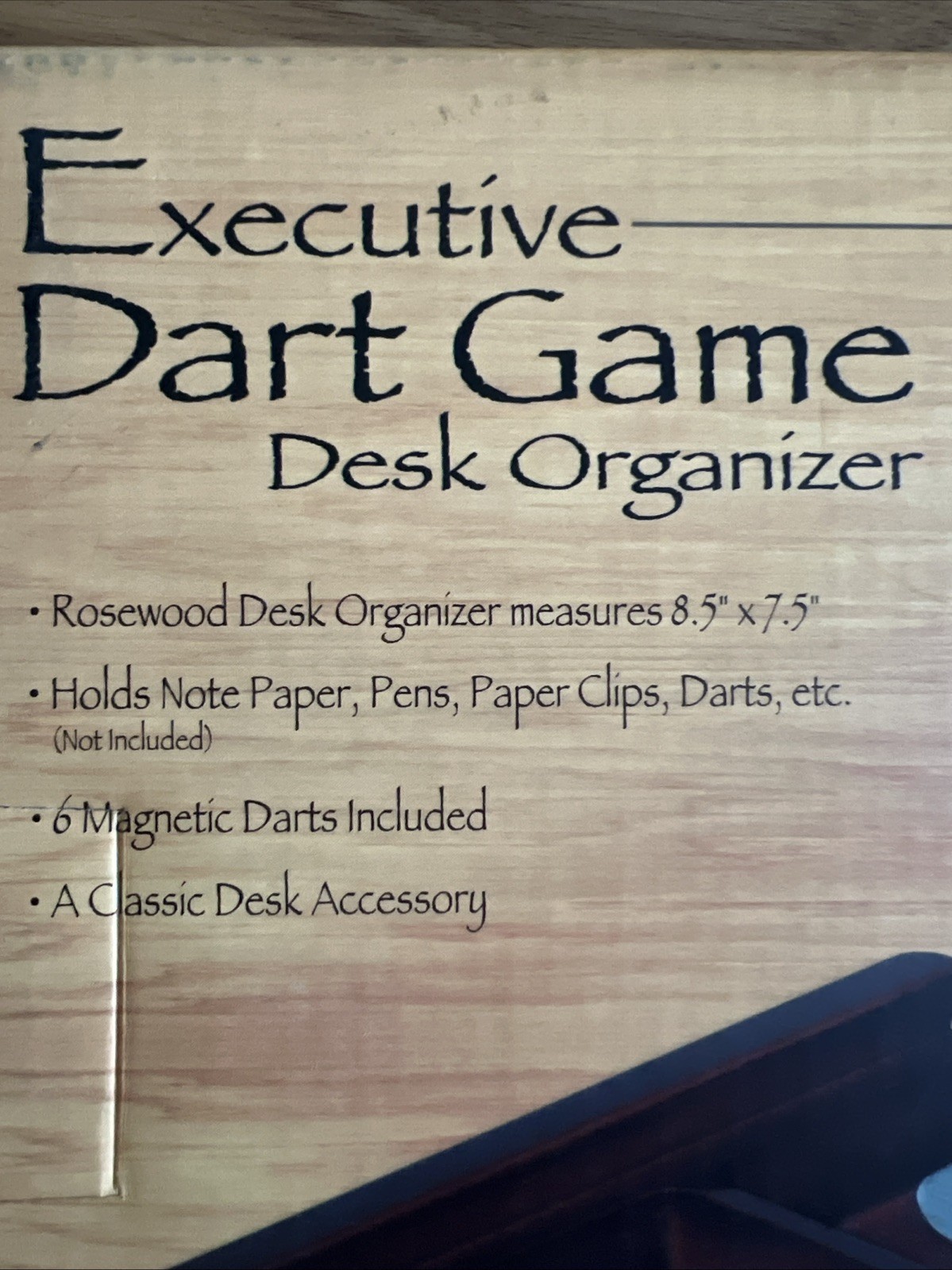 Executive Dart Game Desk Organizer By Renaissance