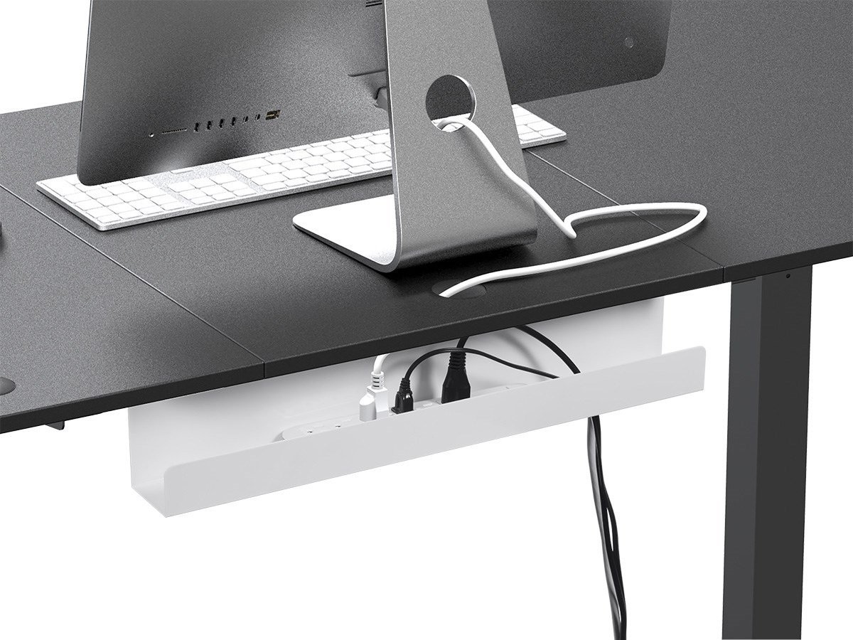 Monoprice Under Desk Cable Tray – Power Supply And Wire Management LOT of 12ea