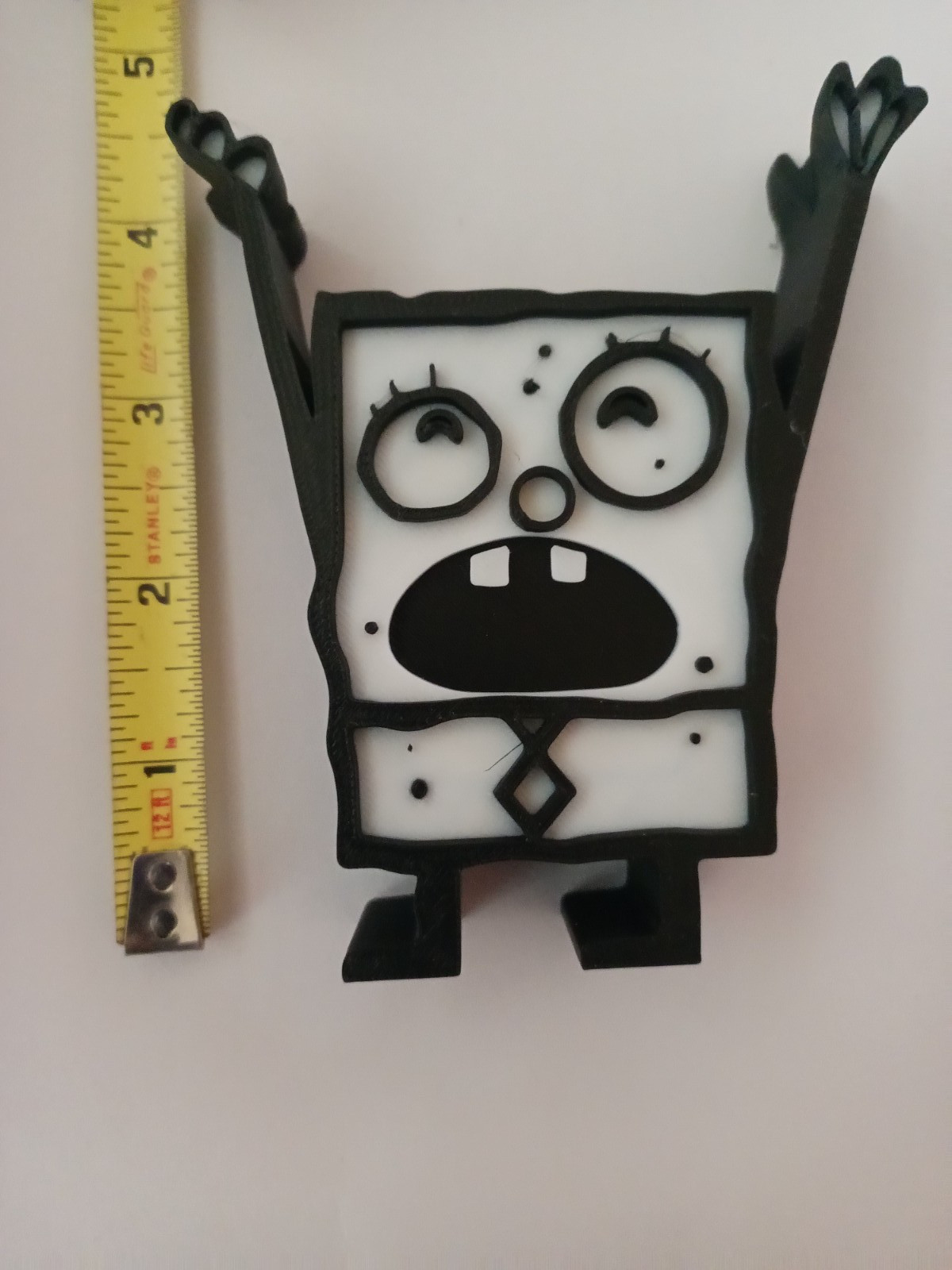 DOODLEBOB PENCIL/PEN HOLDER-HARD PLASTIC-GREAT DESK DECORATION
