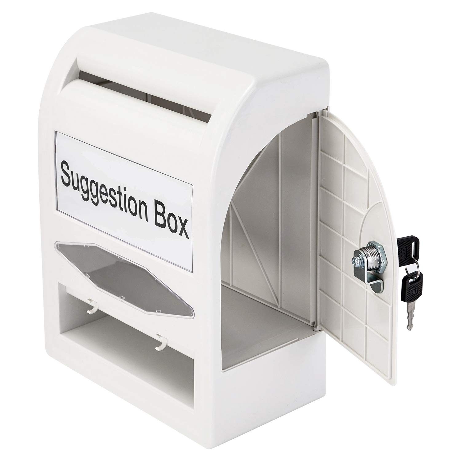 Retailer Basics Abs Suggestion Lock And Key Ballot For Voting 8.2 X 4.7 X 11.3