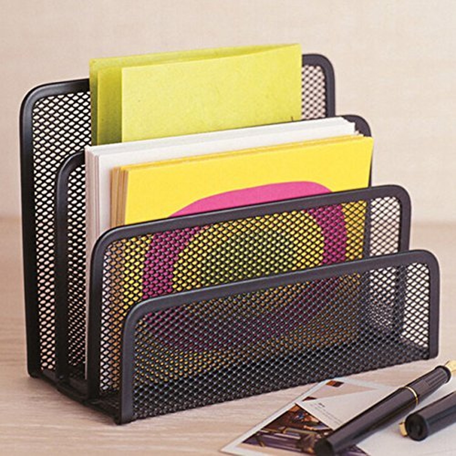 EASEPRES Desk Mail Organizer, 2 Pack Office Small Letter Sorter Desktop File …
