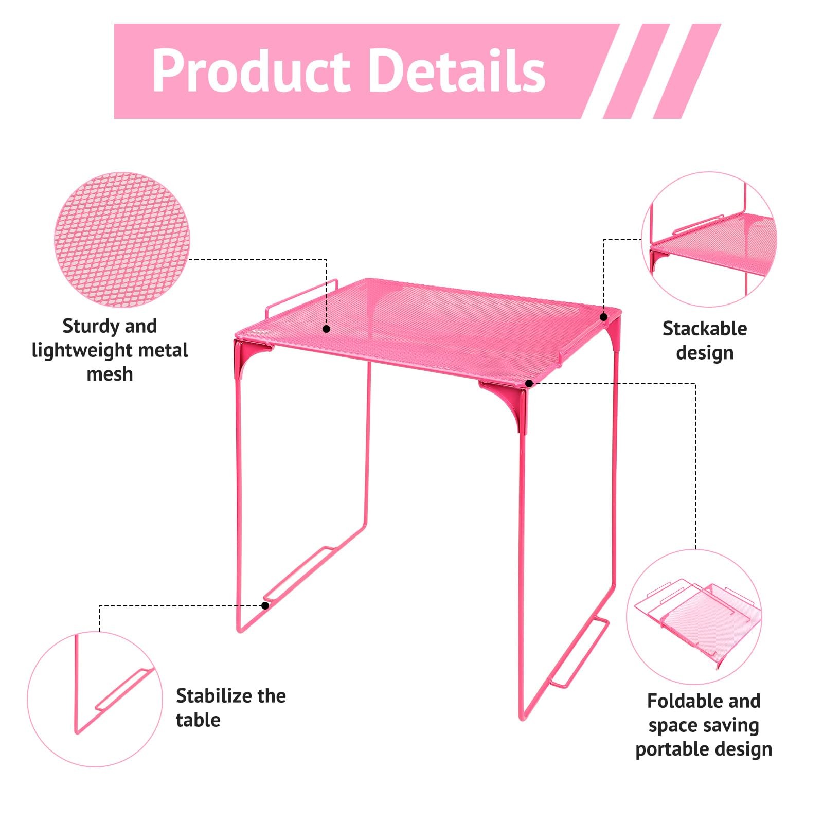 Locker Organizer Shelf Carpet Accessories Decorating Kit Pink Girls School