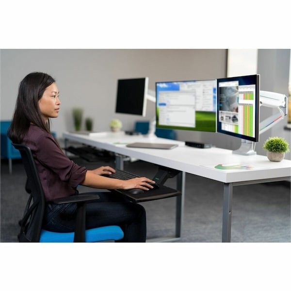 Kensington K60718usf Keyboard Tray, 30 1/2 In W, Black