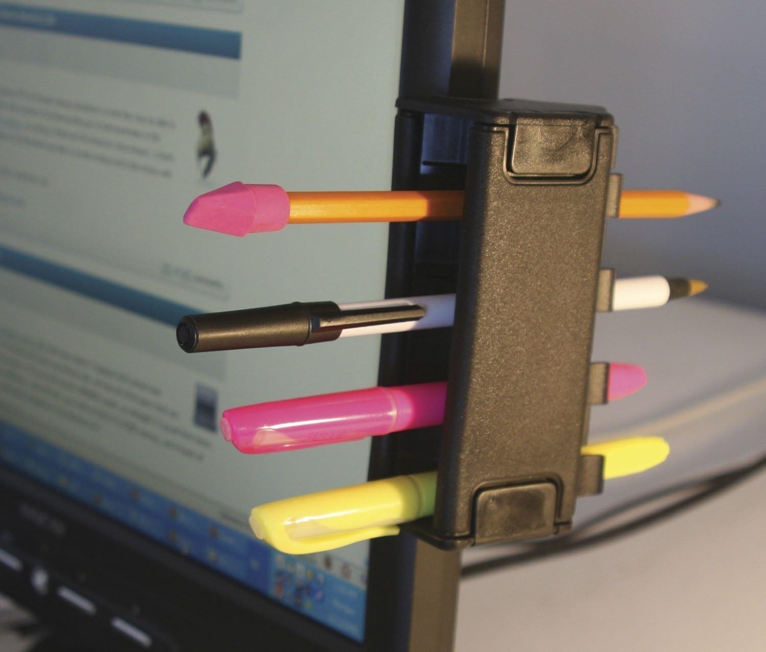 Lightweight Black Pencil Holder for Stylish and Versatile Organization 1 Pack