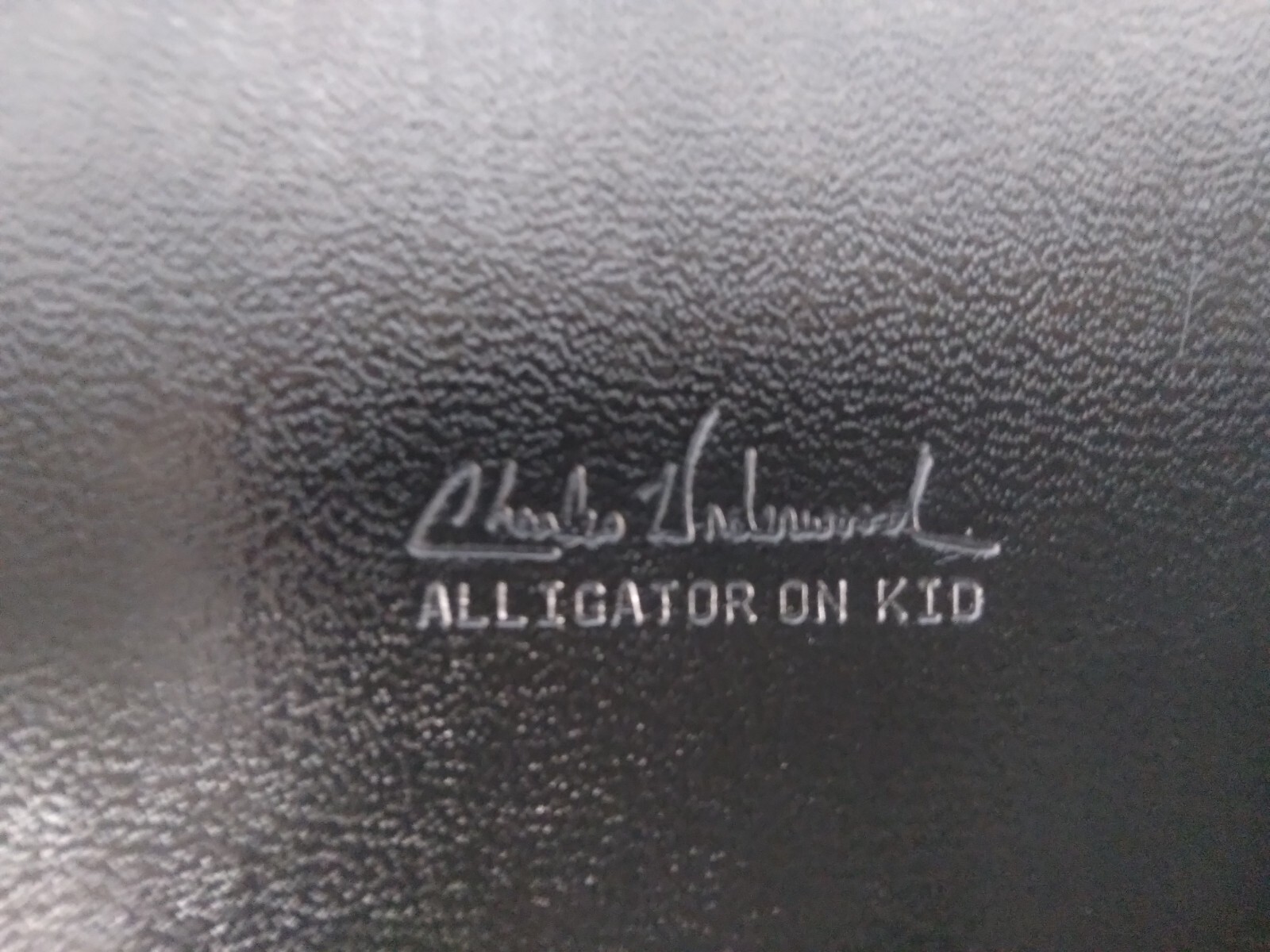 CharlesUnderwood Retired LuxuryPen & Pencil Holder, Alligator & Italian Kid Skin