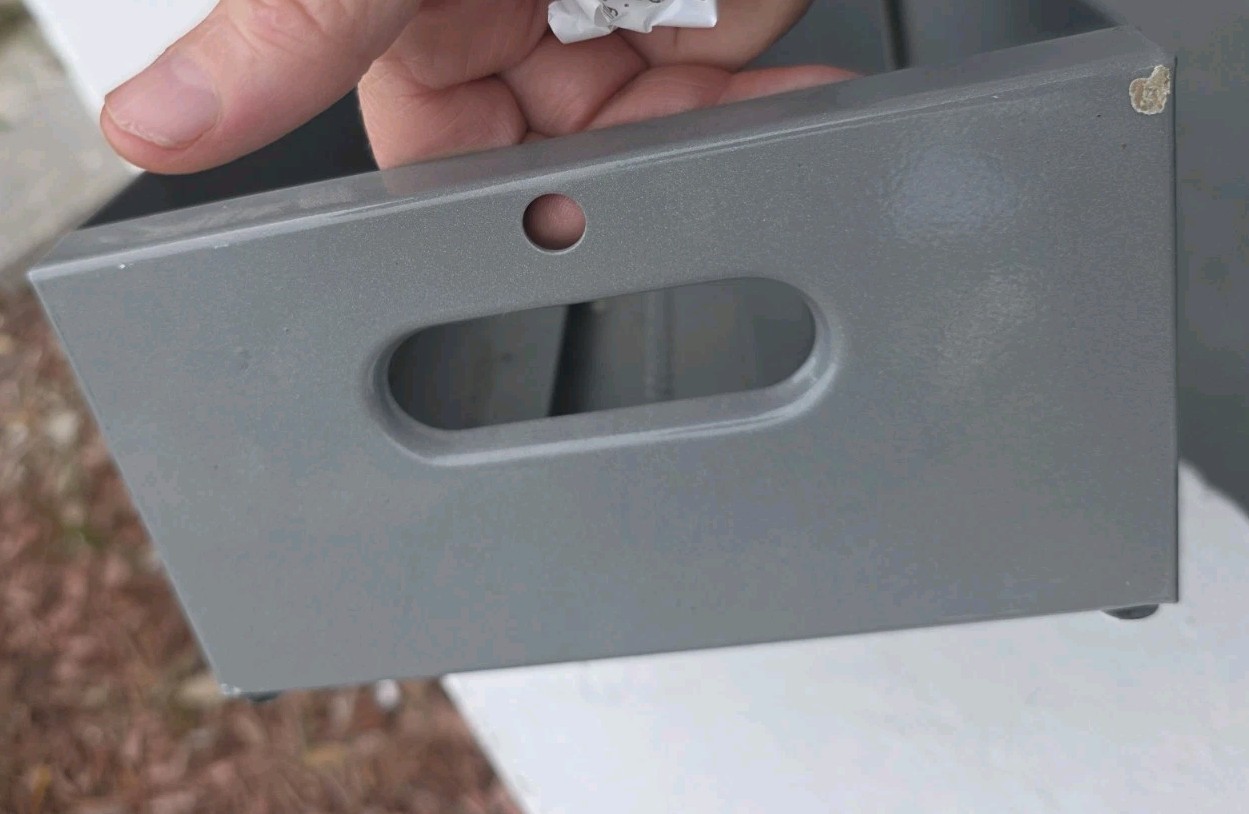 NEBS Metal Drop Side Posting File Tray 944 Grey 12inx7inx4in
