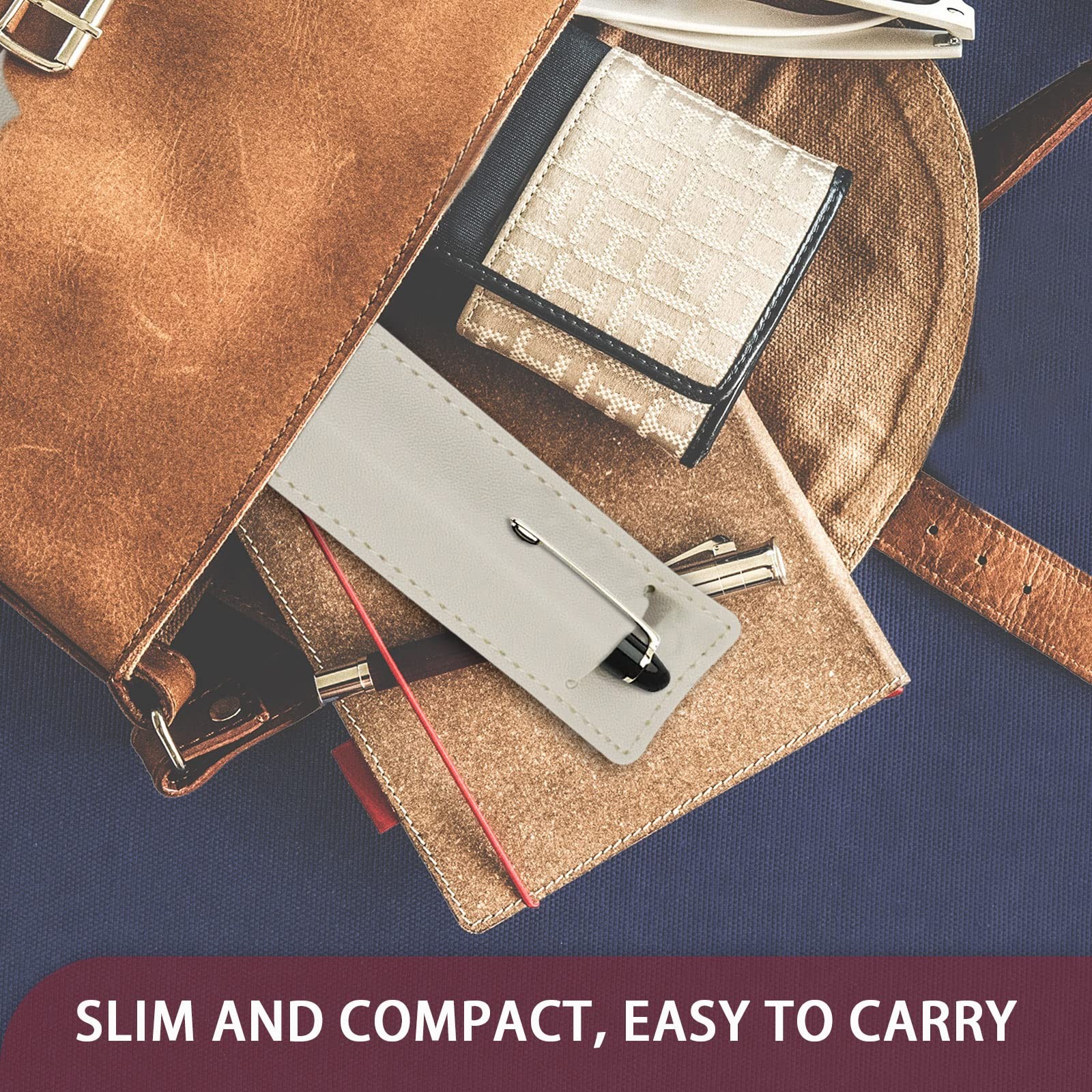 5 Leather Pen Case Fountain Pen Sleeve Pouch Protective Holder
