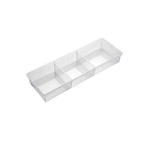Desk Drawer Organizer Tray Set of 4 (2 Large + 2 Small) 10.24 Inch – Adjustable