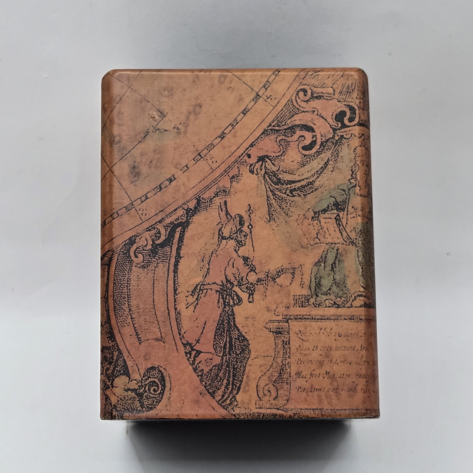 OOAK VTG Handmade Storia Art Inlay Pen & Pencil Holder Desk Office Decor 4.5″H