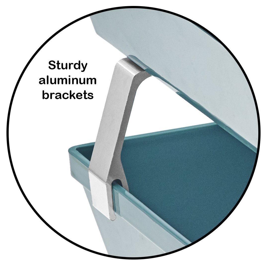 Acrimet Facility 3 Tiers Triple Letter Tray (Solid Green Color)