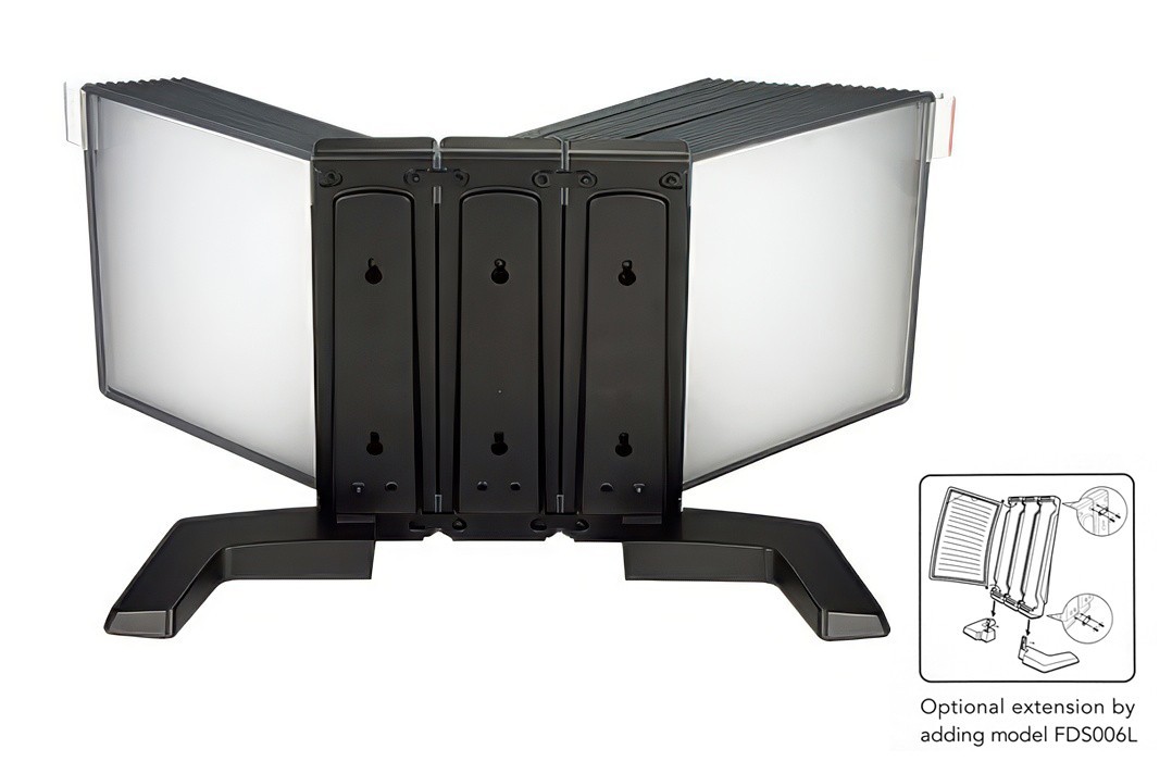 Aidata Flip & Find Desktop Wall Reference Display System 10 Panels FDS005L New