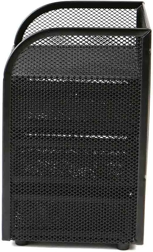 Desktop Accessory Storage, Paper Binder Clip Basket, Workspace, Office, Metal…
