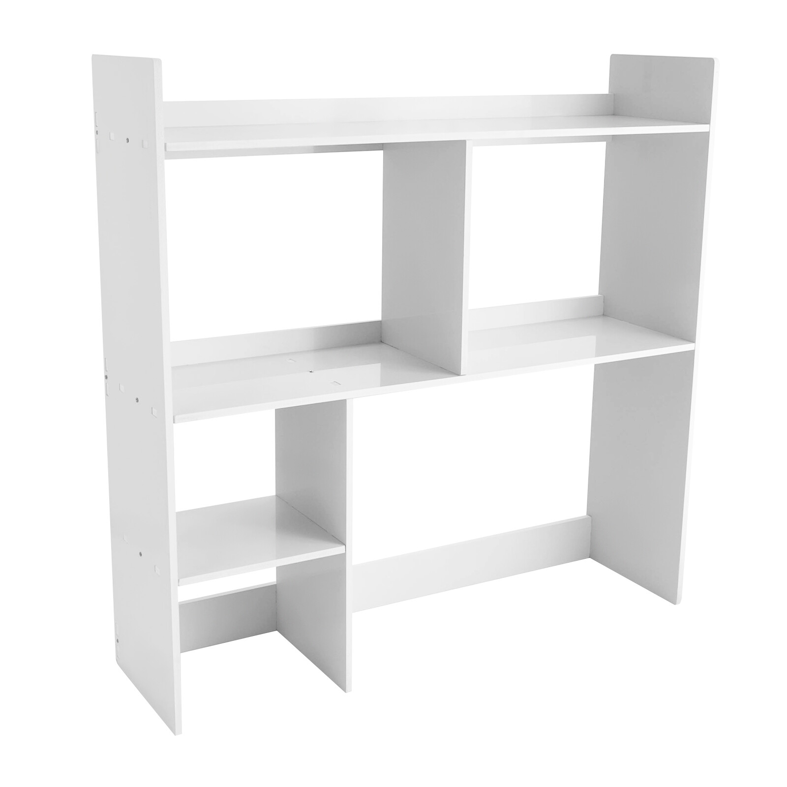 Rectangular Multi 5 Grid Desktop Shelf PVC Board Storage Organizer Office & Home