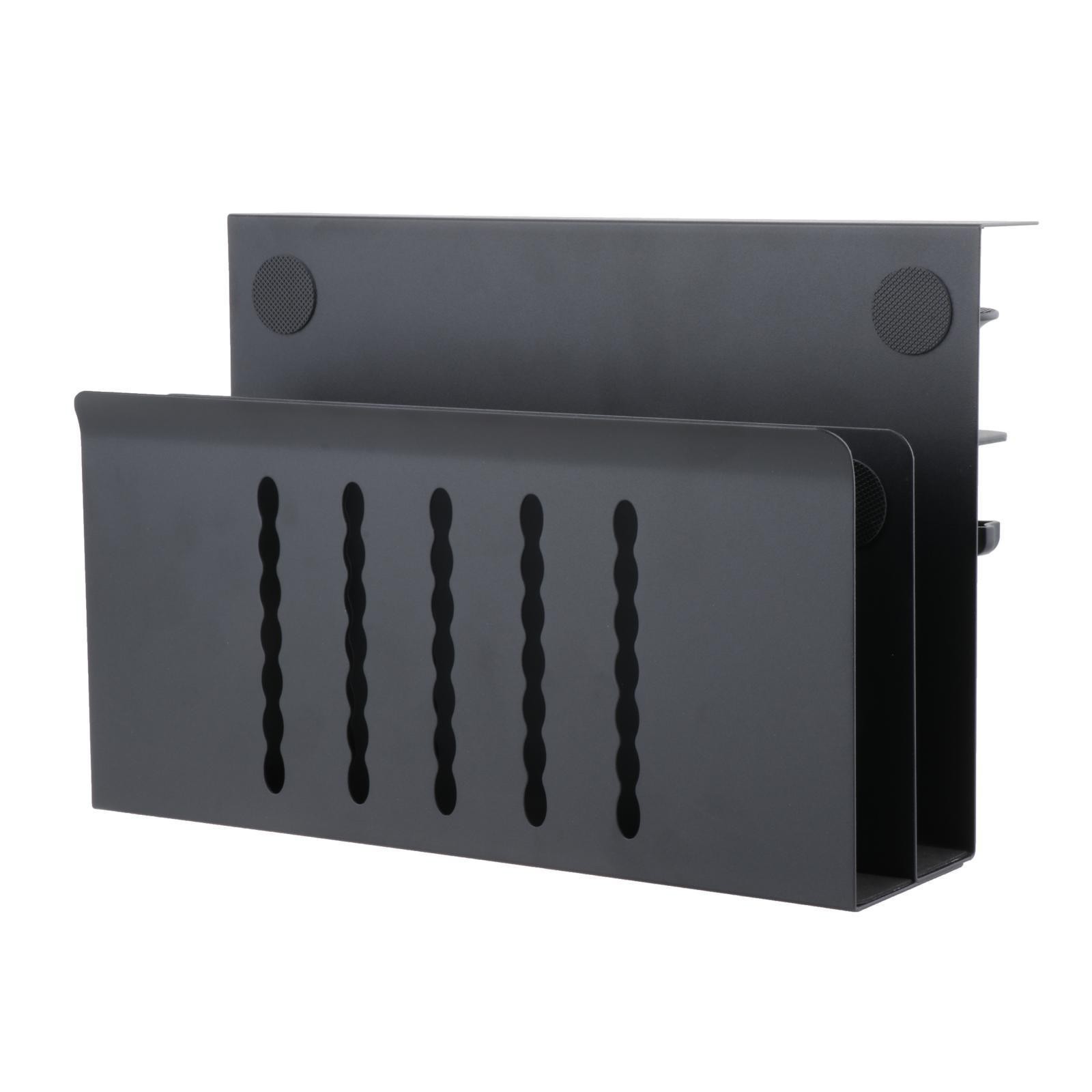 Desk Side Storage, Hanging Desk Organizer with Pen Holder,