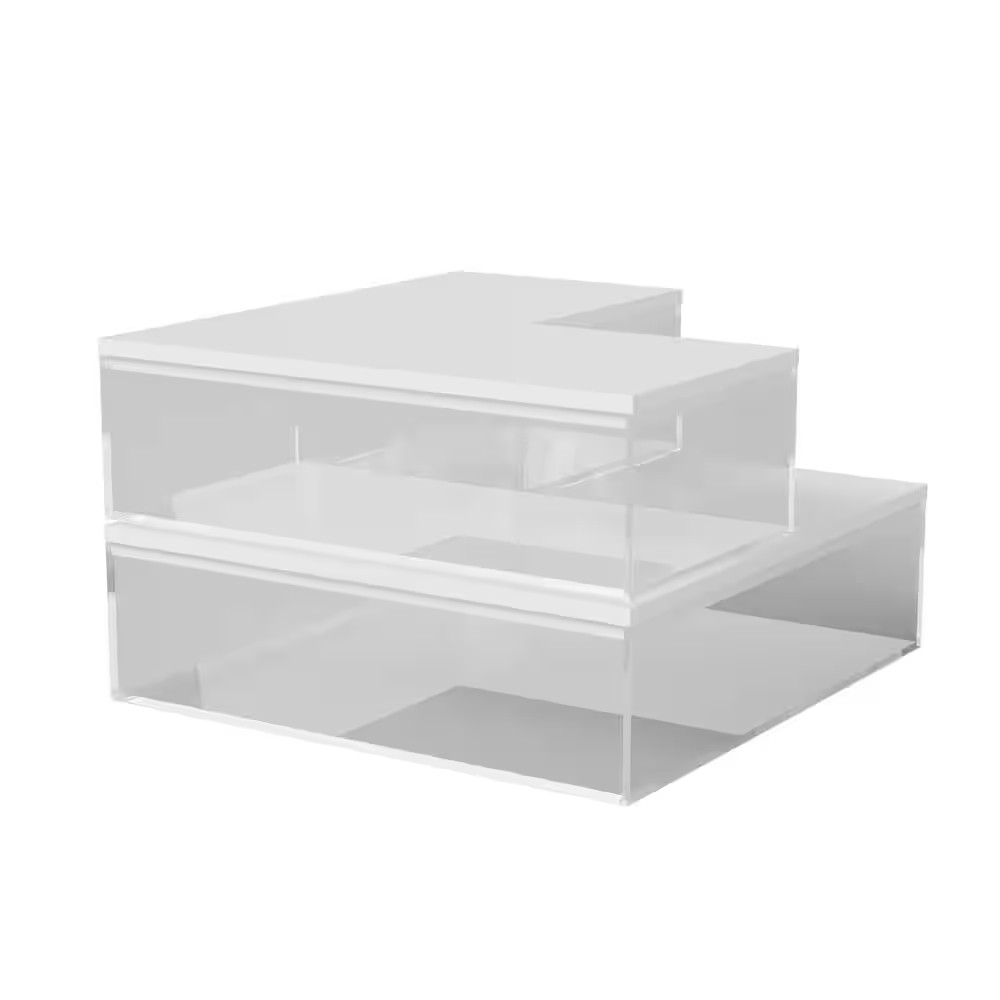 Clear Desk Organizer Set of 3 – 1 Small/1 Medium/1 Large