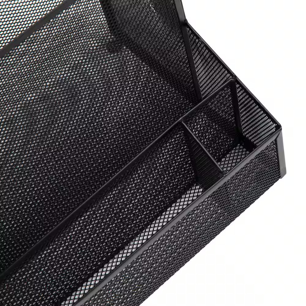 12.15 In. L X 9.5 In. W X 9.5 In. H Desktop Organizer, Vertical File Storage, Bl